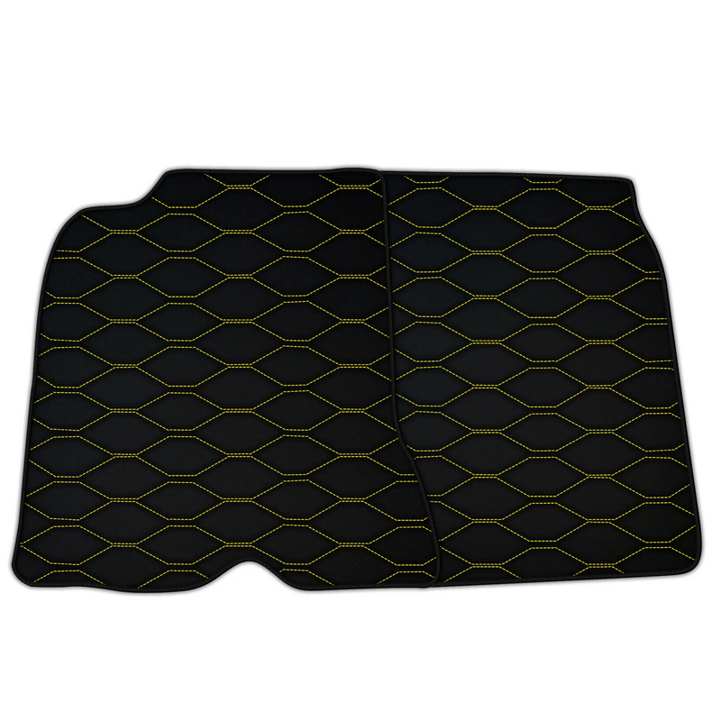 Tapetes de Carro Personalizáveis com Padrão Hexagonal Viper para Ferrari California T 2015-2018