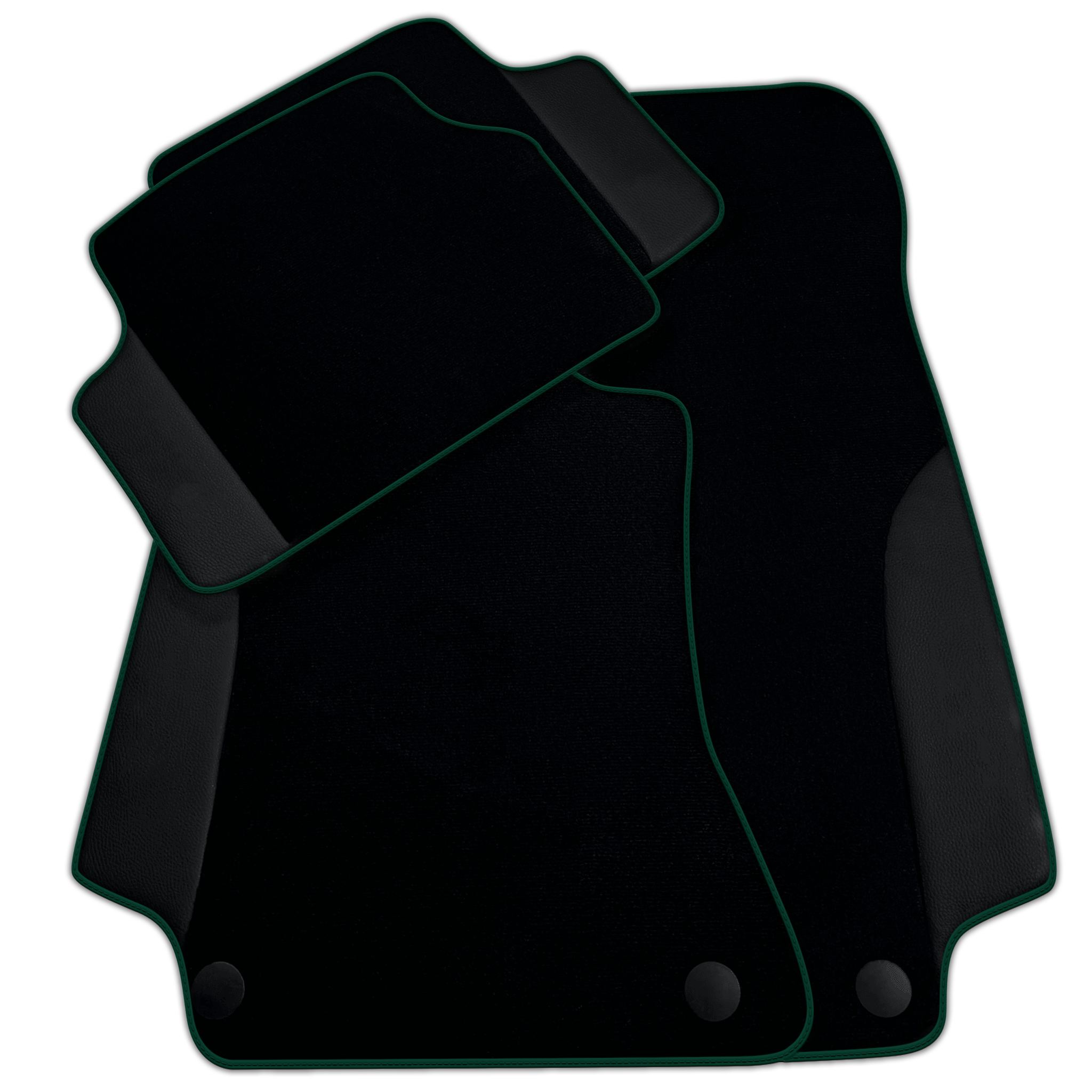 Customizable Black Floor Mats For Mercedes Benz A-Class W177 Hatchback Hybrid (2019-2023)