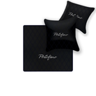 Custom Black Leather Floor Mats for Ferrari 812 Superfast (2018-2023)