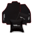 Premium Black Leather Floor Mats for Ferrari 296 GTS (2022-2025)