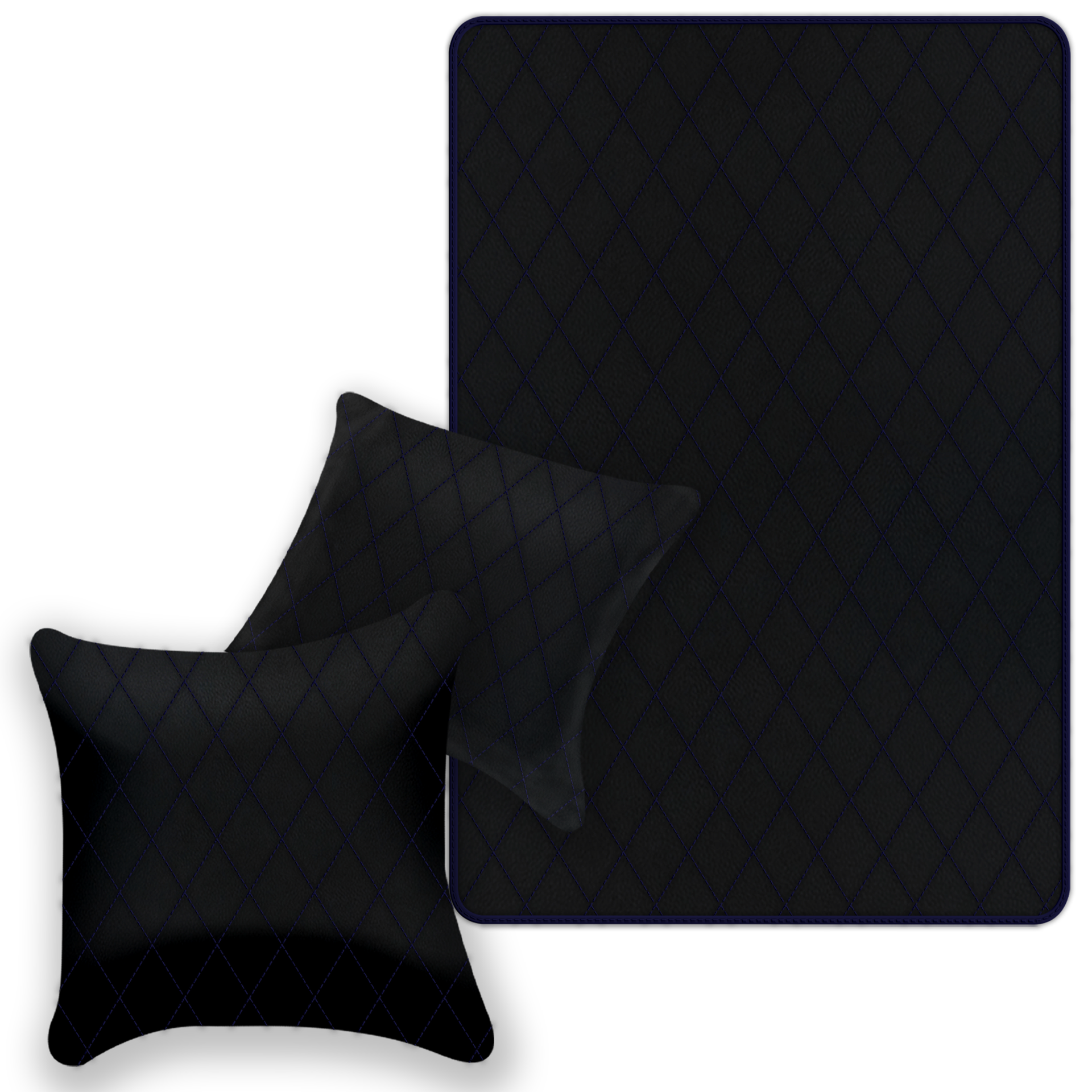 Premium Black Leather Floor Mats for Ferrari 488 Spider (2016-2022)