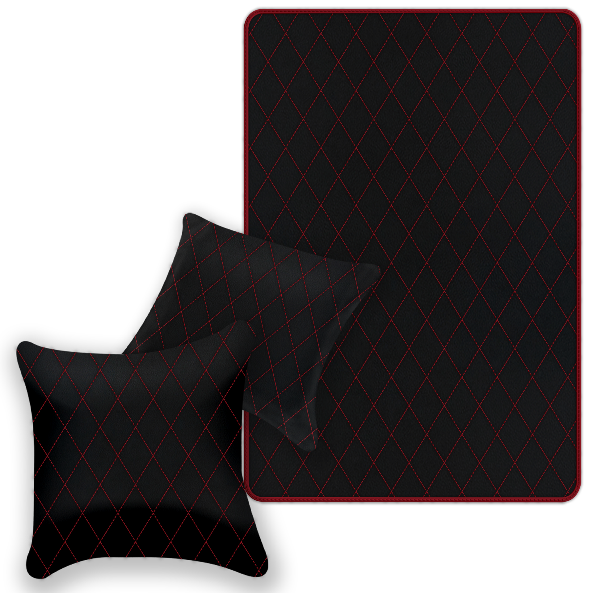 Premium Black Leather Floor Mats for Ferrari 488 Spider (2016-2022)