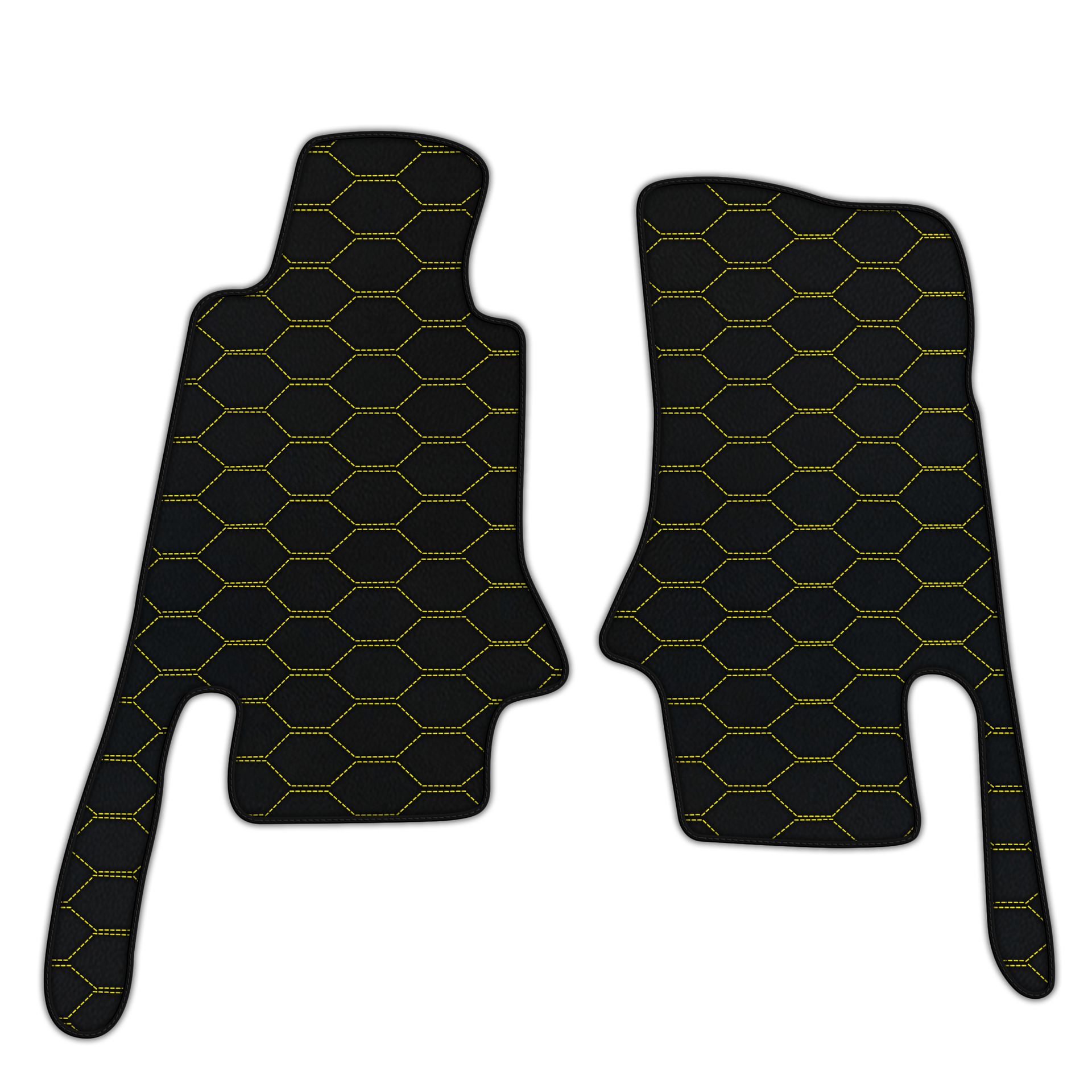 Customizable Premium Leather Floor Mats for Corvette C5 (1997-2004)