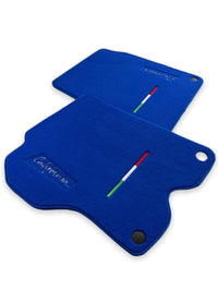 Floor Mats For Ferrari California 2008-2014 Blue Color - AutoWin