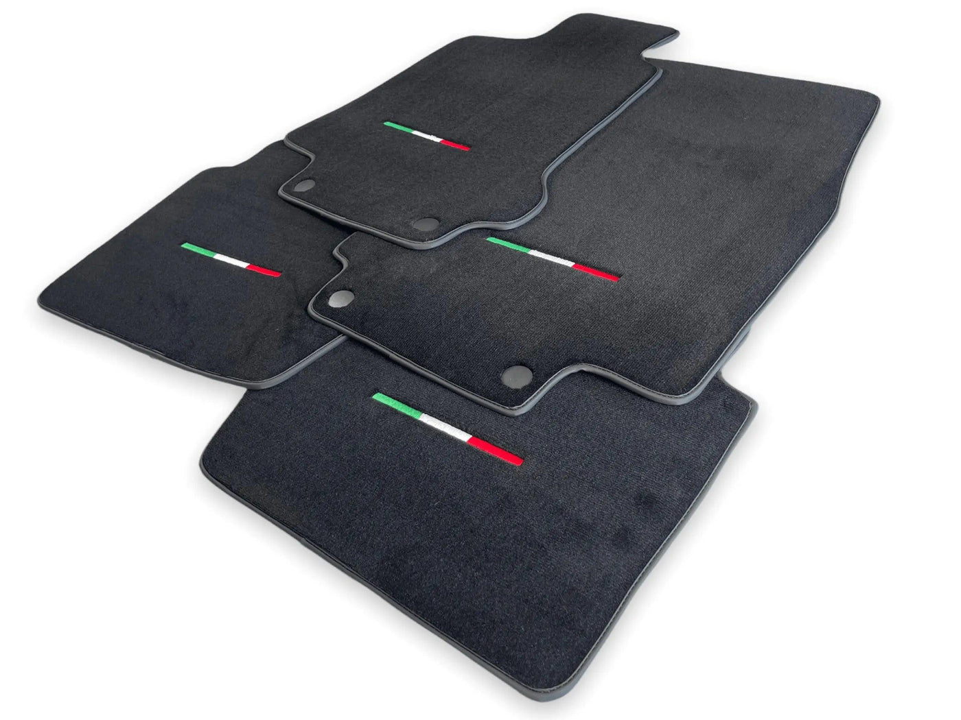 Floor Mats For Maserati GranTurismo S (2008-2012) Black IT Edition - AutoWin