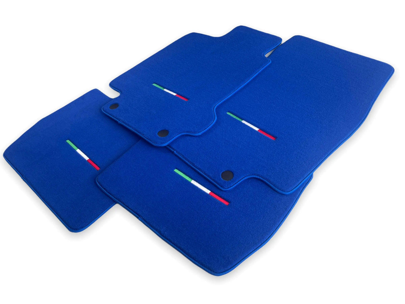 Floor Mats For Maserati GranTurismo S (2008-2012) Blue IT Edition - AutoWin