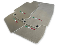 Floor Mats For Maserati GranTurismo Sport (2012-2019) Beige IT Edition - AutoWin