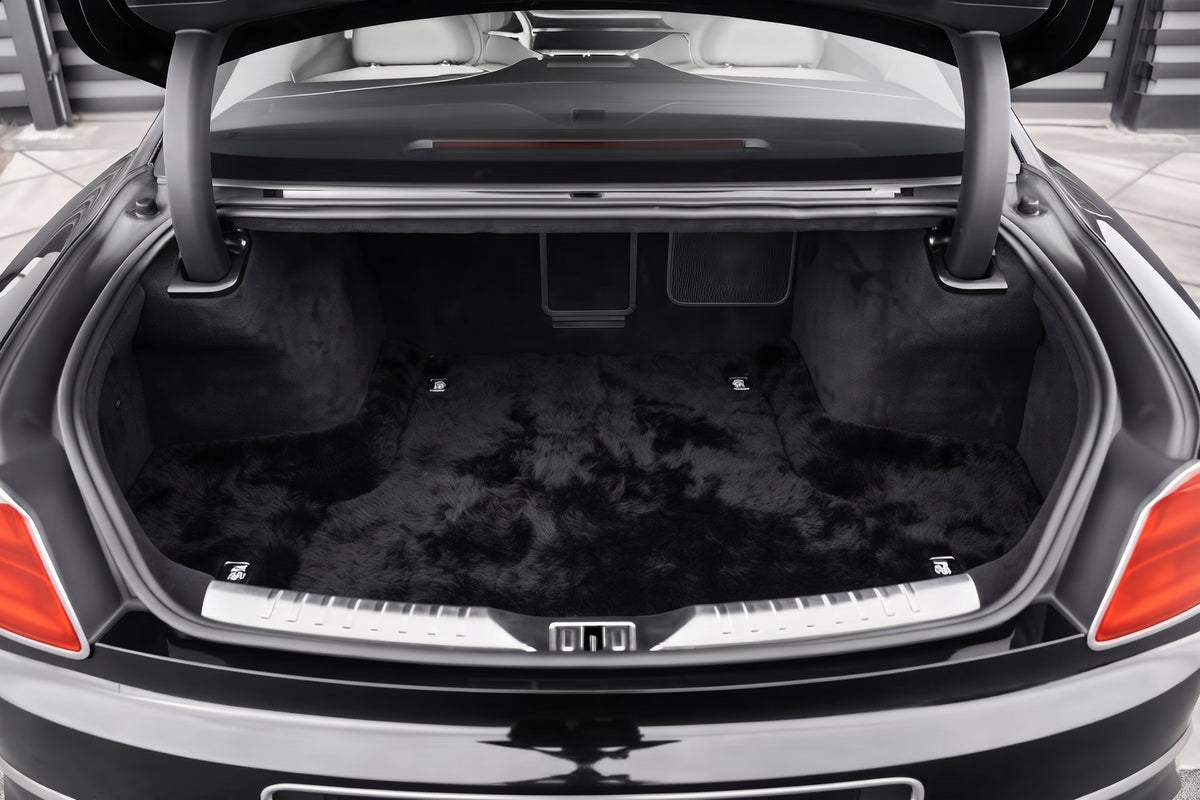 Customizable Leather Floor Mats with Vertical Hex Pattern for Bentley Flying Spur (2019-2023)