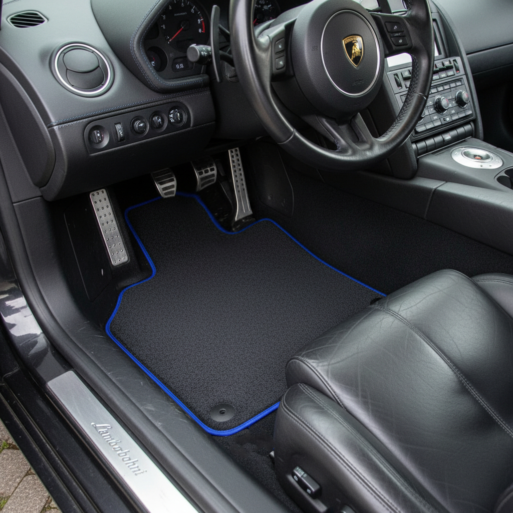 Custom Floor Mats for Lamborghini Gallardo Various Trim Colors
