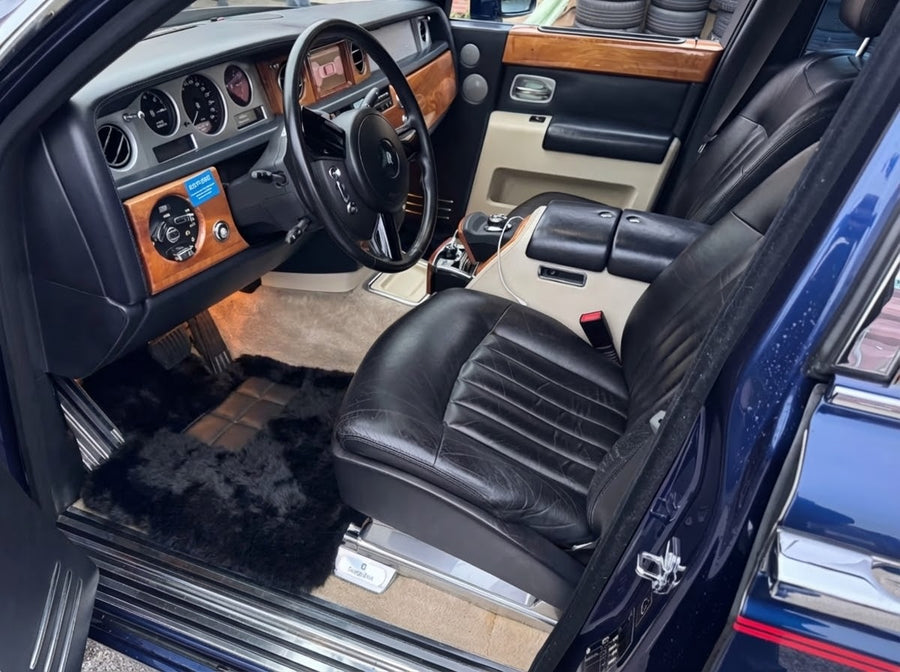 Tapetes de Pele de Ovelha para Rolls Royce Phantom 2003–2016 Er56 Design