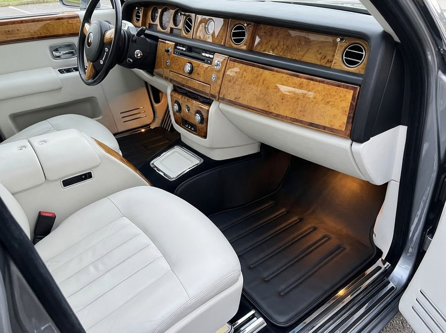 Tapetes de Couro para Rolls Royce Black Badge Phantom