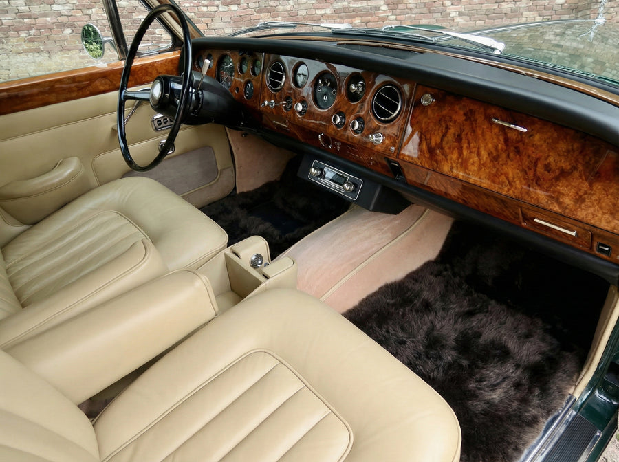 Genuine Sheepskin Floor Mats Rolls Royce Shadow 1965-1977 Er56 Design Brand