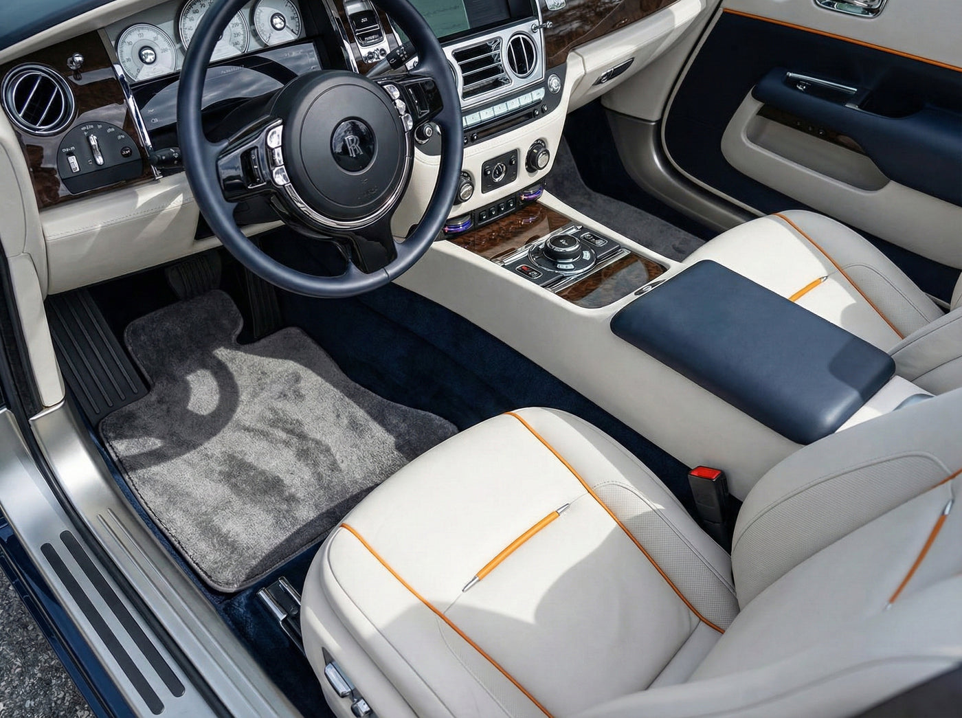 Tapetes para automóvel Para Rolls Royce Dawn Rr6 2016-2023