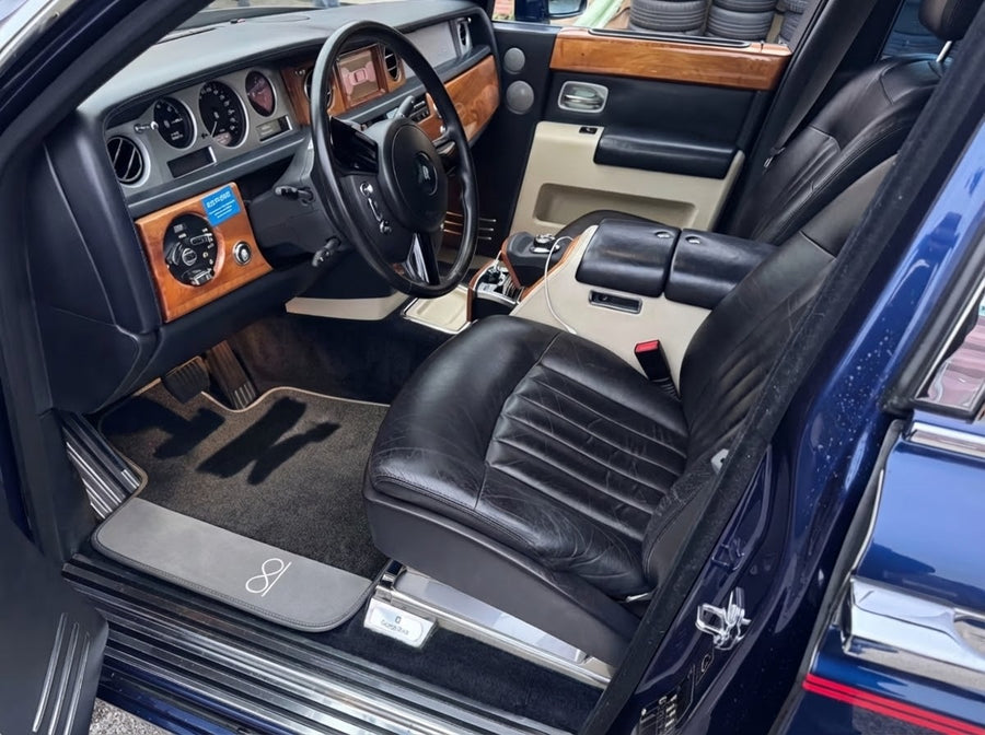 Tapetes para automóvel Pretos para Rolls Royce Black Badge