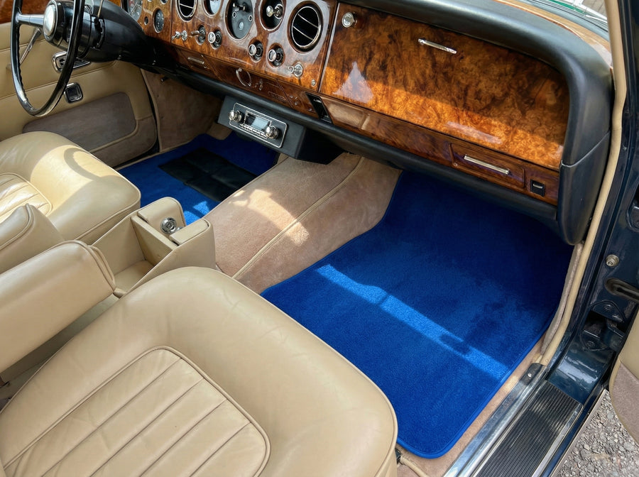 Tapetes para Rolls Royce Shadow 1965-1977 Azuis