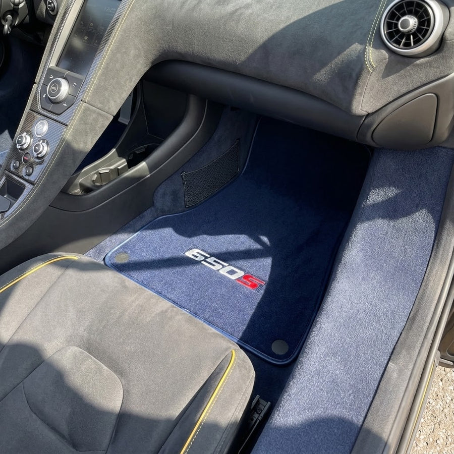 Tapetes para automóvel Azul Escuro Feito à Medida para