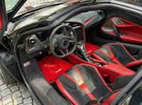 Floor Mats For McLaren 720S Red Tailored Carpets Set AutoWin