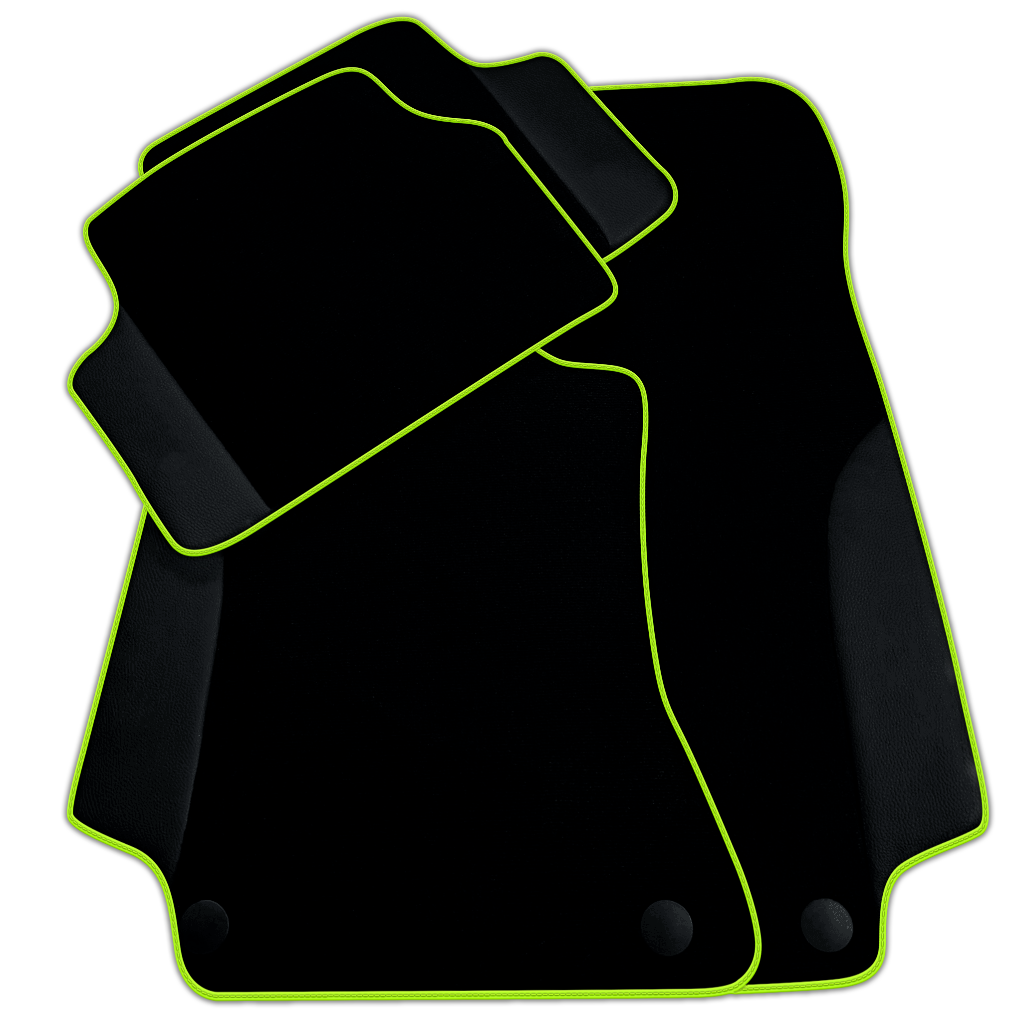 Customizable Black Floor Mats For Mercedes Benz C-Class C205 Coupe (2015-2018)