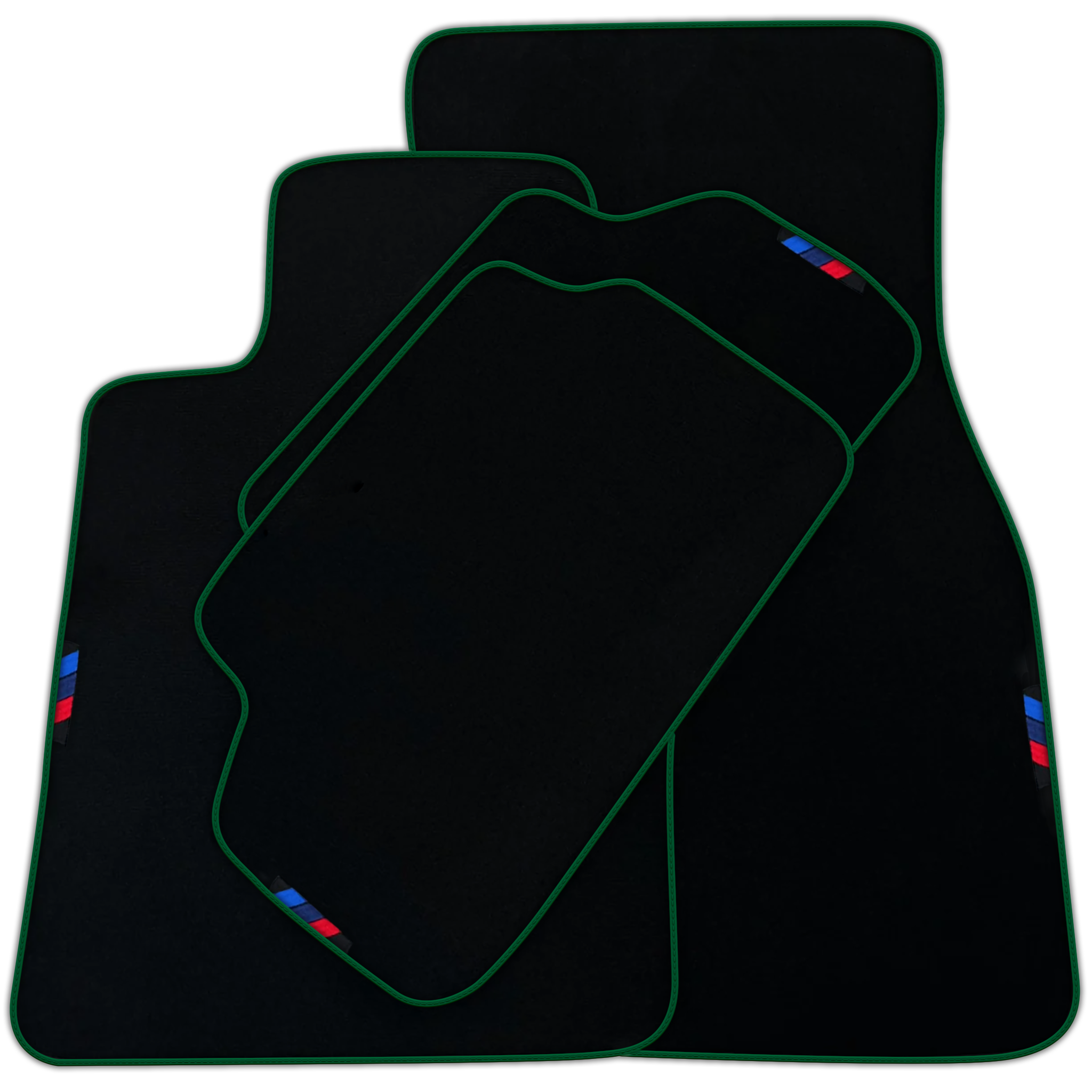 Black Floor Mats For BMW X4M Series F98 | Green Trim | Various Trim Colors