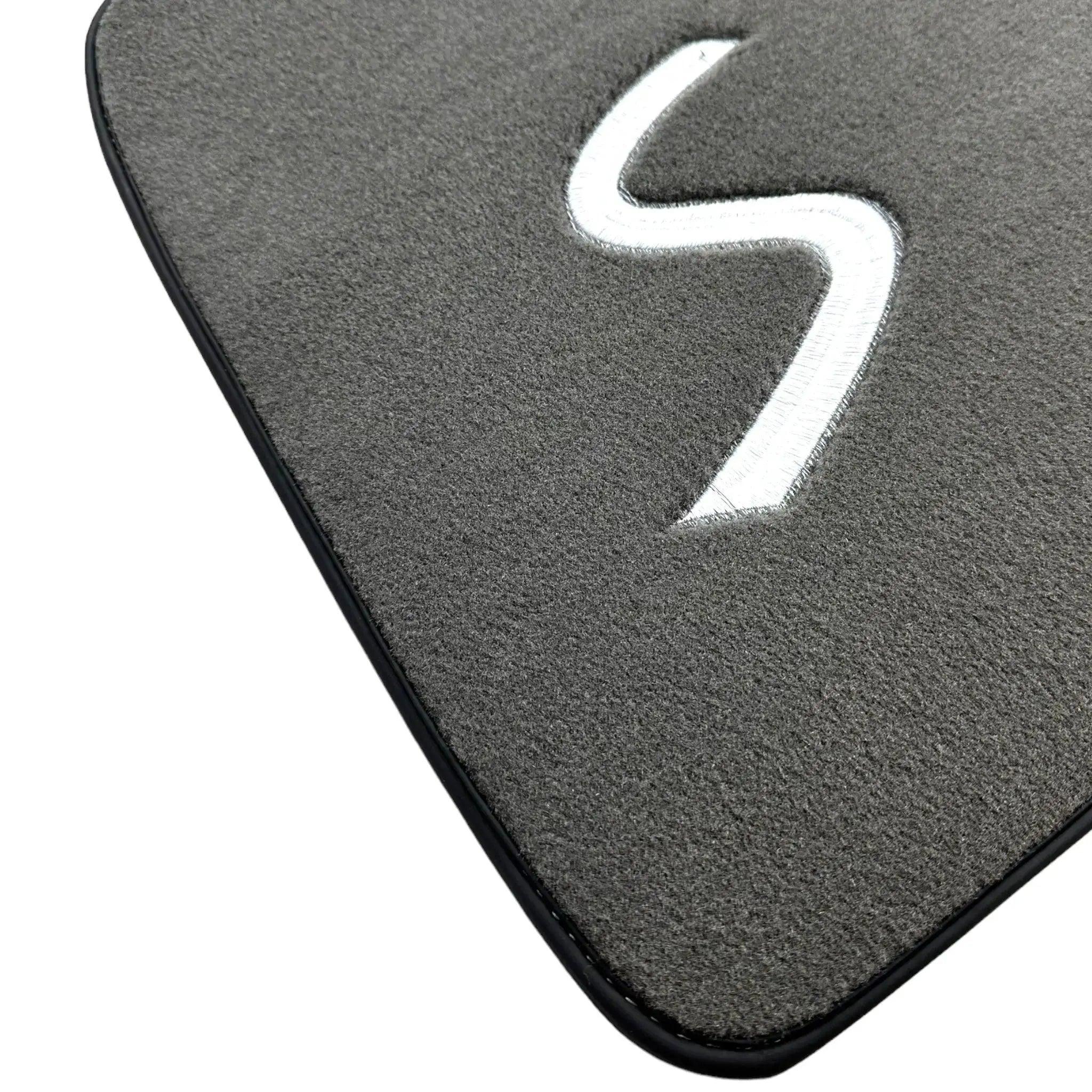 Grey Floor Mats for Mini Cabrio R52 Convertible (2004-2009) - AutoWin