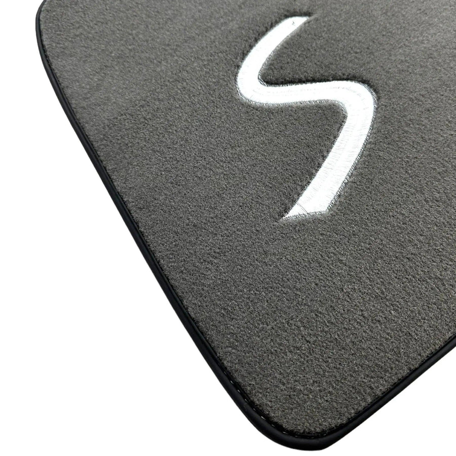 Grey Floor Mats for Mini Cabrio R52 Convertible (2004-2009) - AutoWin