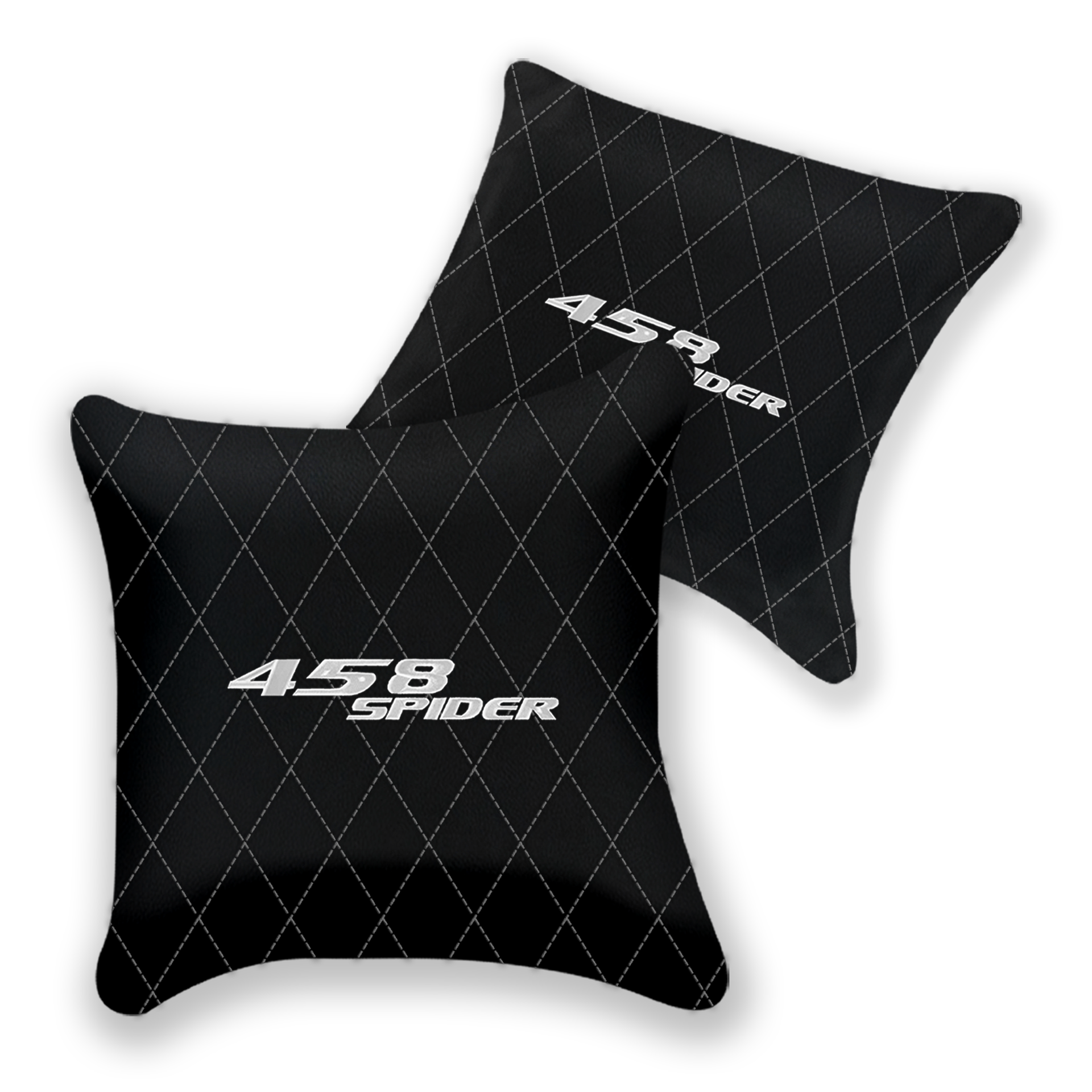 Custom Black Leather Pillows for Ferrari 458 Speciale (2012-2015)