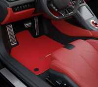 Custom Red Floor Mats for Lamborghini Huracan Sterrato (2023-2024)