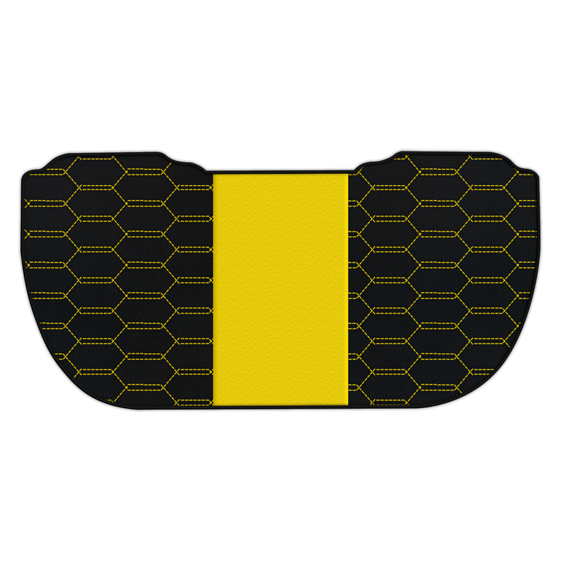 Customizable Leather Trunk Floor Mats with Interlaced Hex Pattern for SF90 Stradale (2019-2024)