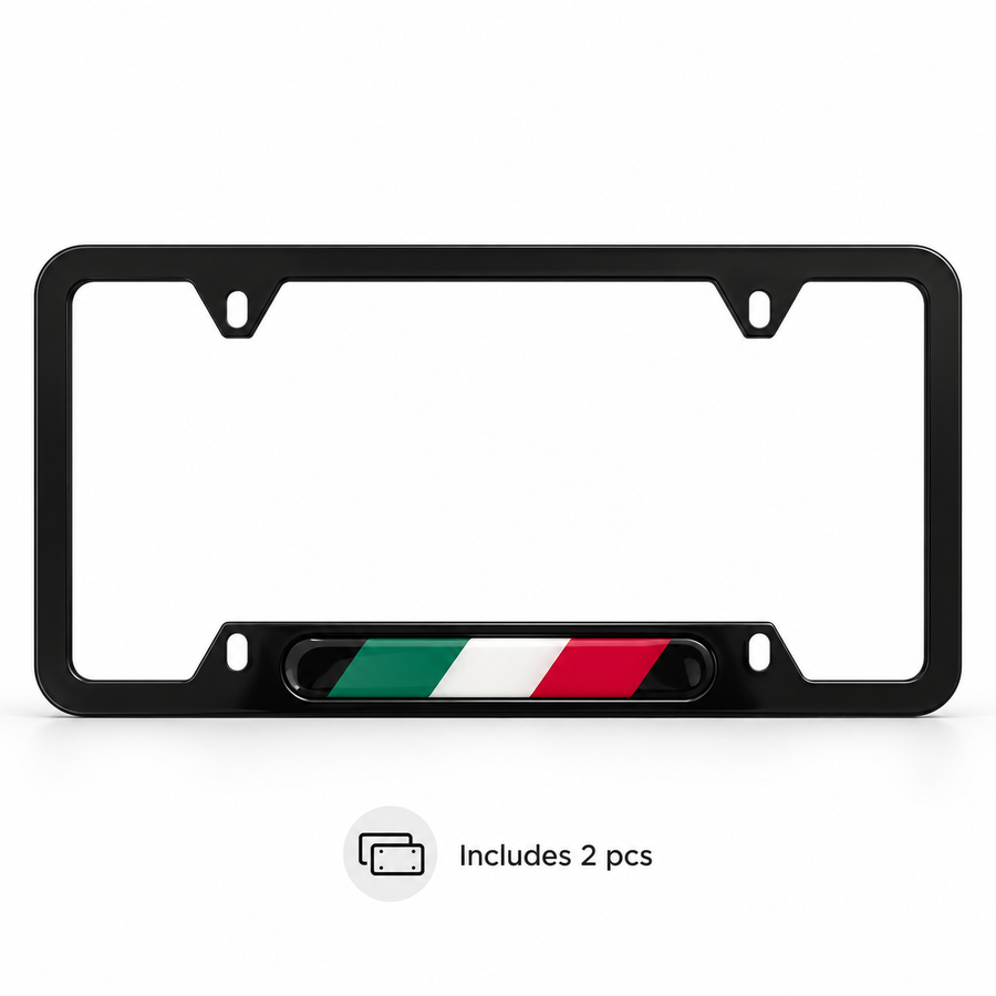 Suporte para Placa de Número Padrão dos EUA Tamanho Bandeira da Itália