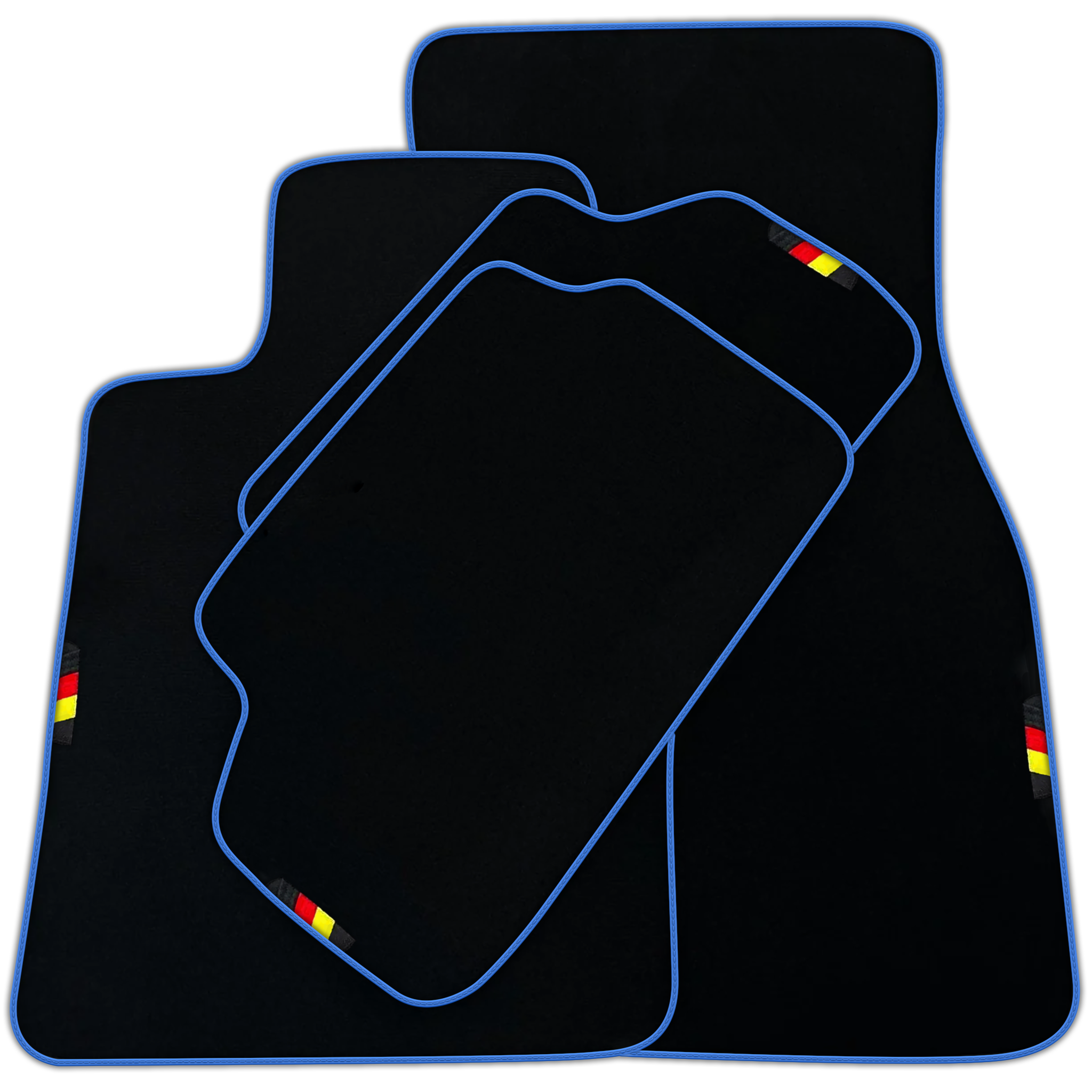 Black Mats For BMW 7 Series E38 Long Germany Edition | Various Trim Colors