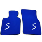 Blue Floor Mats for Mini Cooper / One Electric (2020-2023) - AutoWin