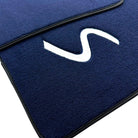 Dark Blue Floor Mats for Mini Cooper / One F55 5-Doors (2015-2023) - AutoWin