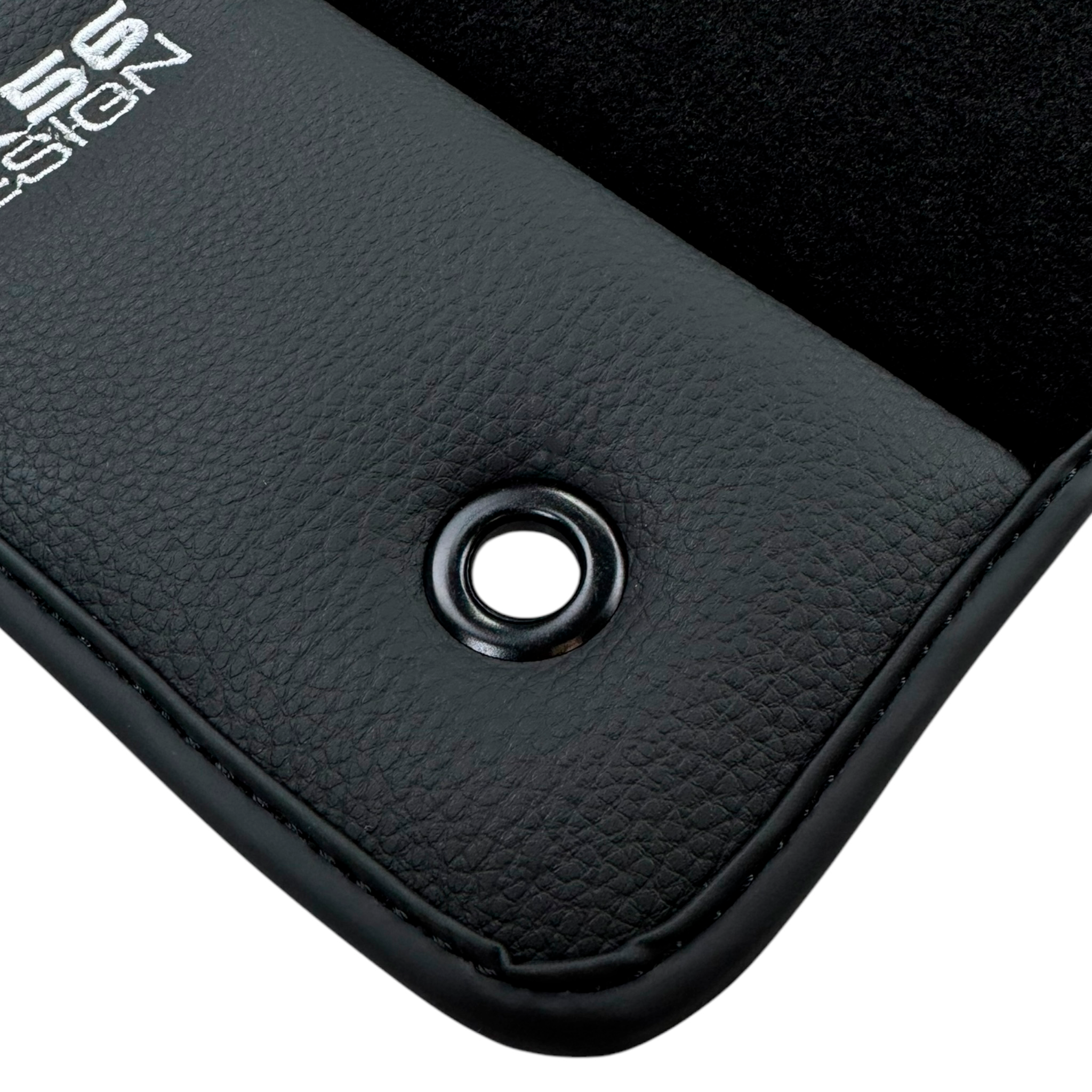 ER56 Design Black Floor Mats for Chrysler 200 (2011-2014) with Leather