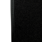 Black Floor Mats for Chevrolet Matiz Hatchback (2008-2010) with Leather | AutoWin