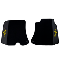 Black Floor Mats for Ferrari Portofino (2018-2023) with Leather