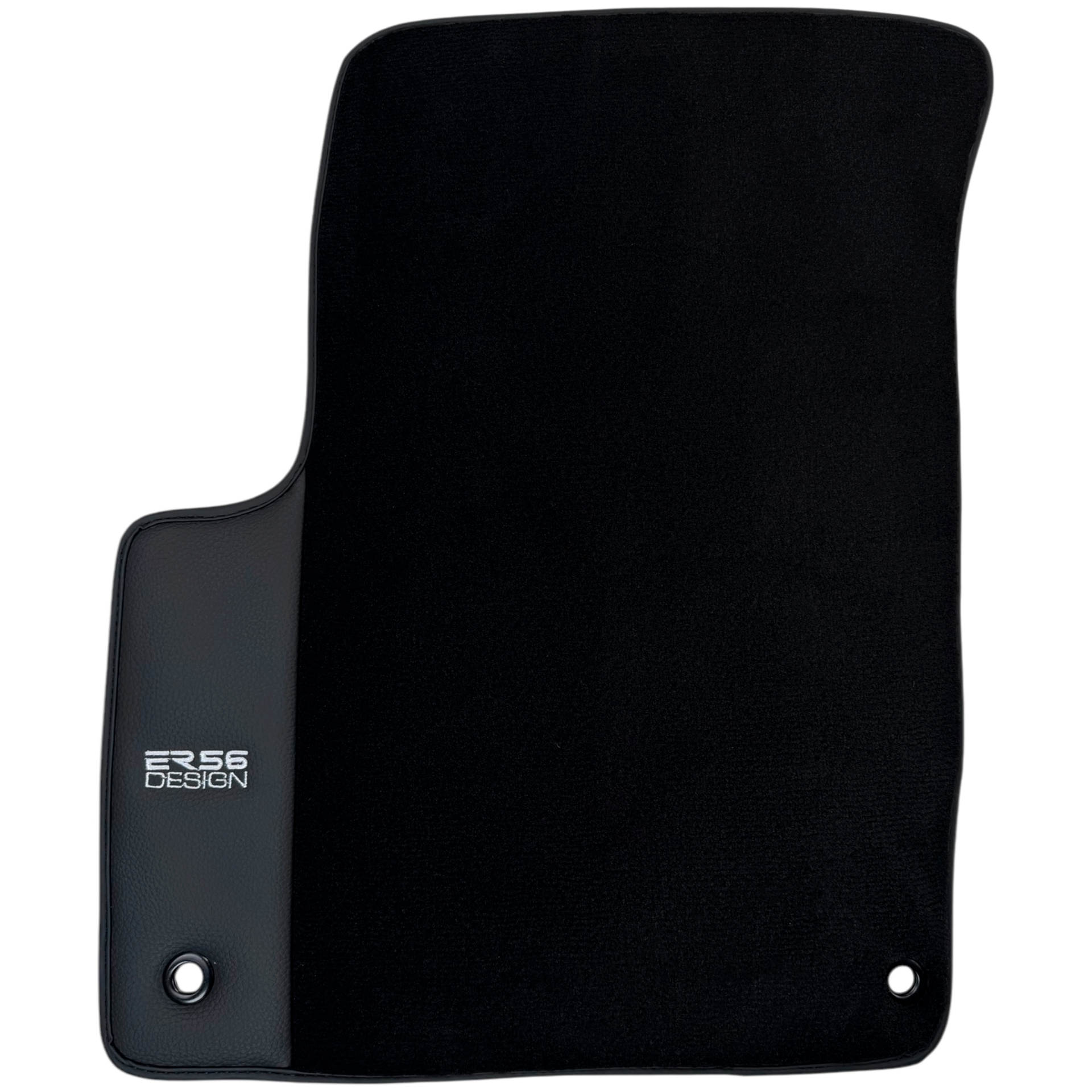 ER56 Design Black Floor Mats for Jeep Avenger (2023-2024) Gasoline with Leather