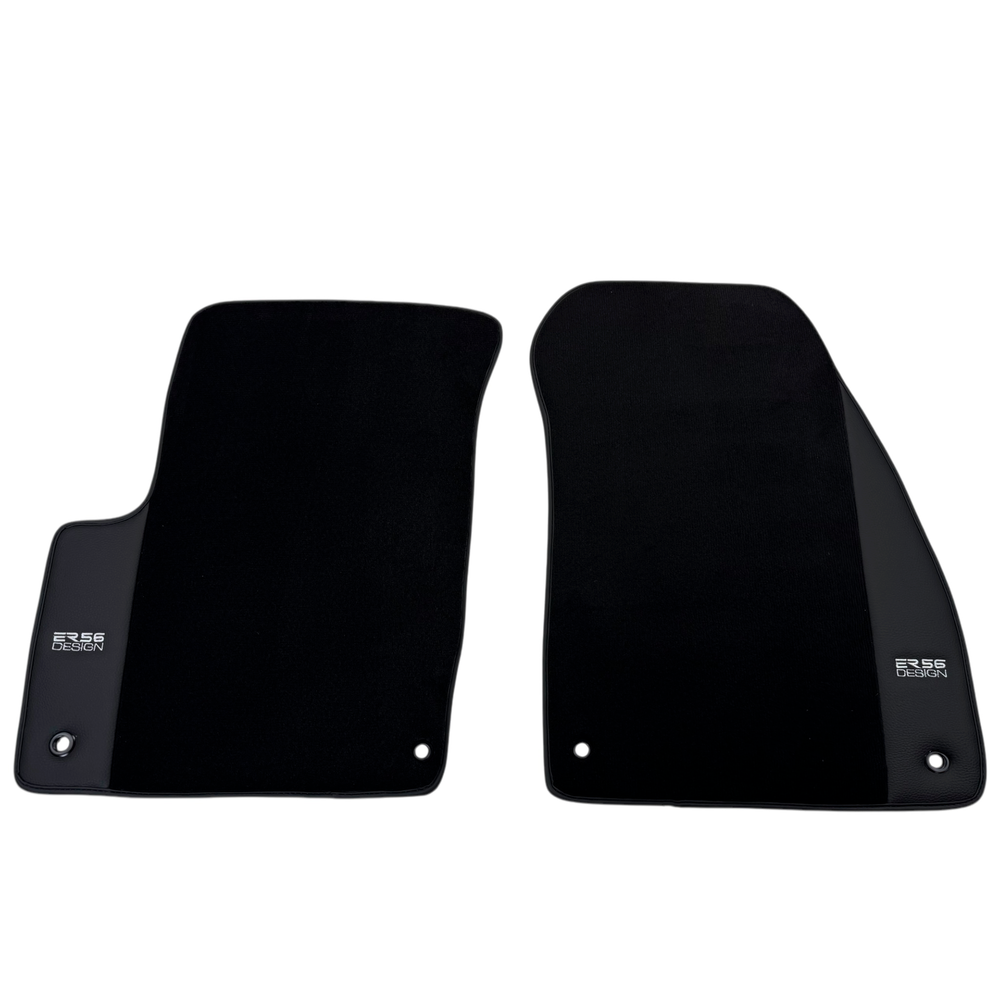 ER56 Design Black Floor Mats for Jeep Commander (2006-2010) with Leather