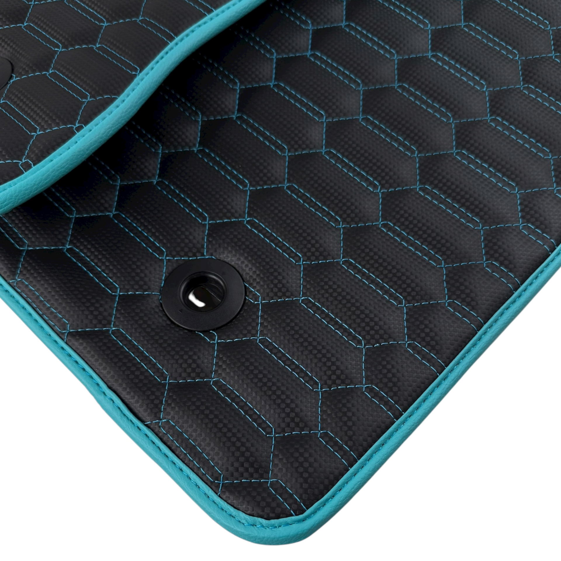 Premium Carbon Fiber Leather Floor Mats for Toyota GT86 (2012-2021)