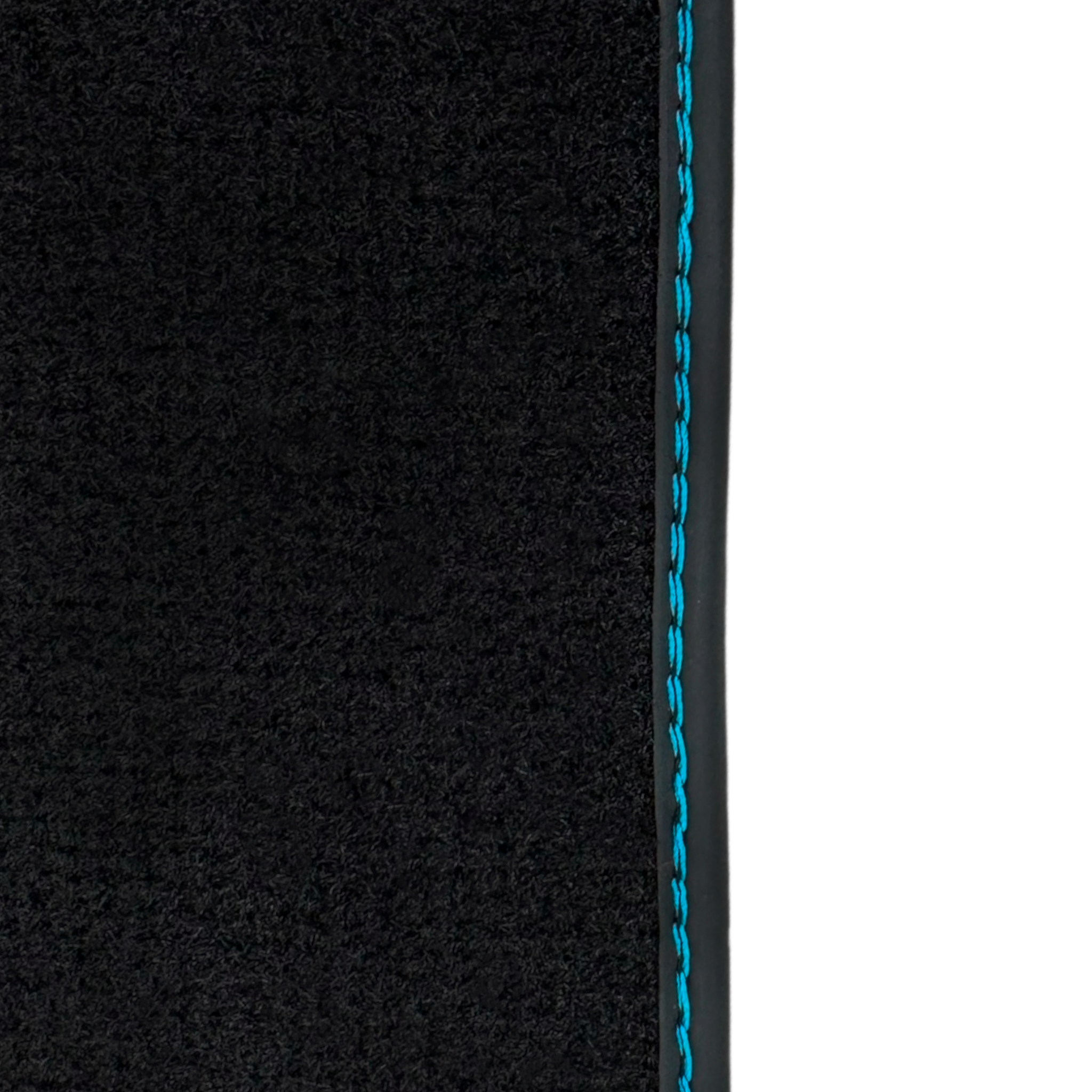 Black Floor Mats for Lamborghini Aventador SVJ with Alcantara Leather