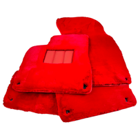 Red Sheepskin Floor Mats for Bentley Bentayga (2015-2023)