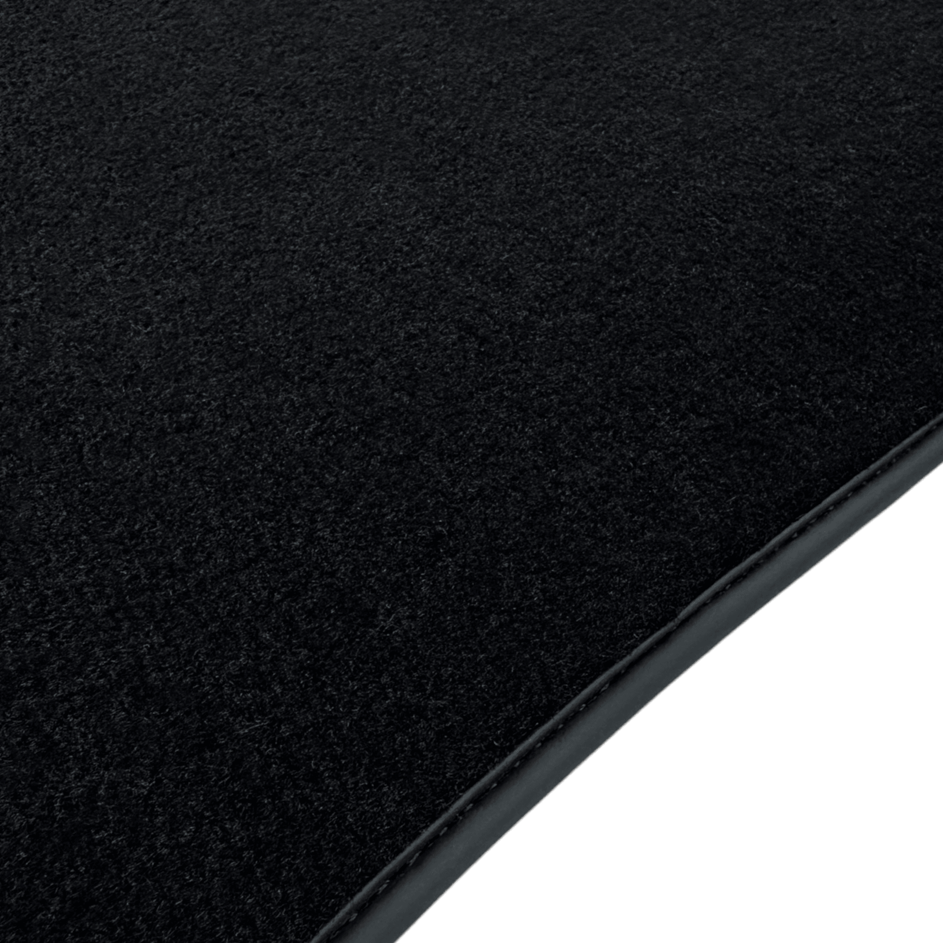 Black Floor Mats for Jaguar XE (2019-2024) with Leather - AutoWin