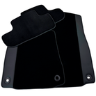Black Floor Mats for Lexus RC-F (2015-2024) with Leather