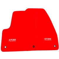 Red Floor Mats for Chevrolet Aveo T200 (2002-2011) by ER56 Design