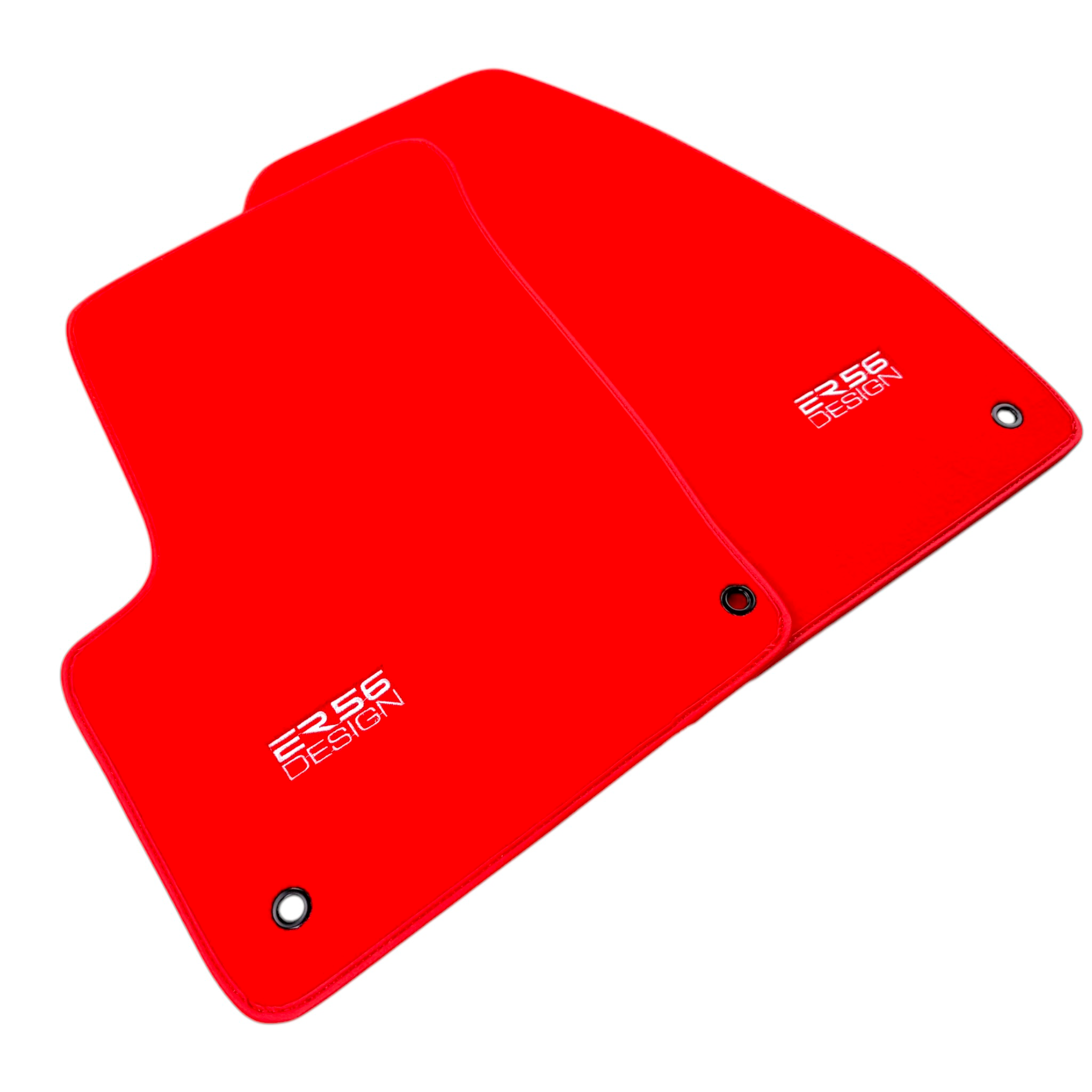 Red Floor Mats for Chevrolet Matiz Hatchback (2008-2010) by ER56 Design