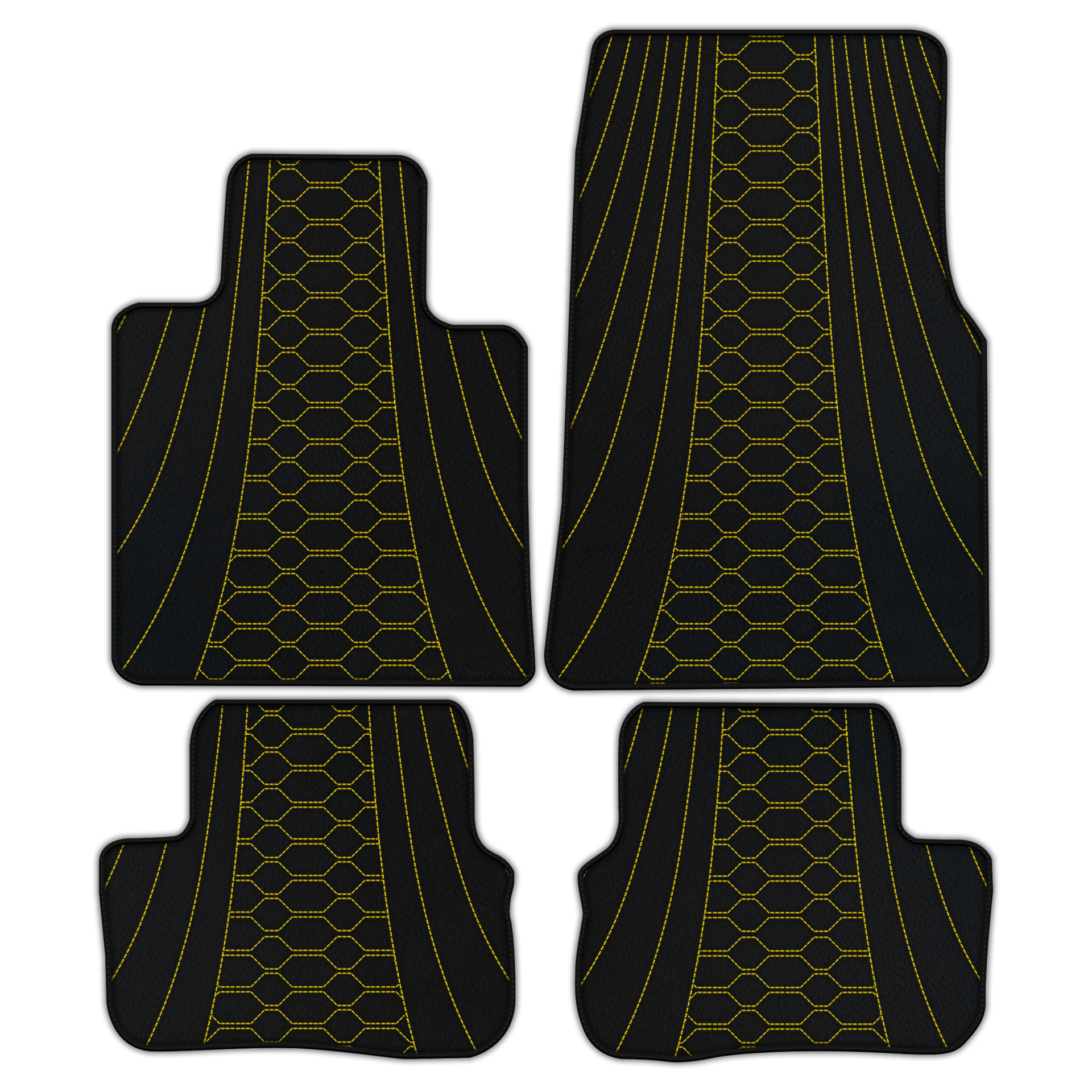 Custom Leather Floor Mats for Rolls Royce Spectre - AW31 Pattern
