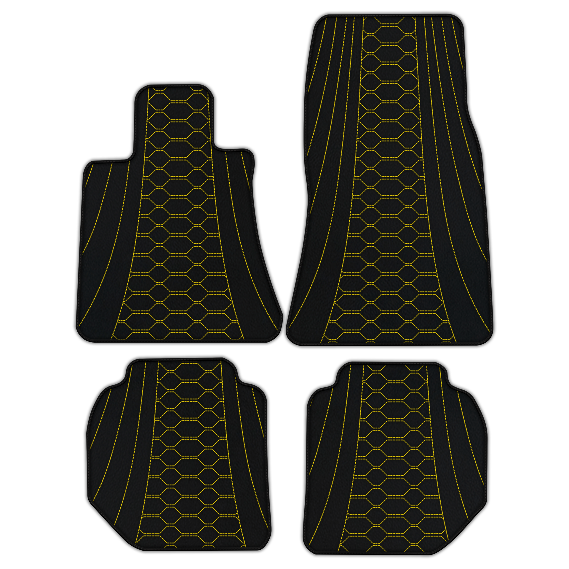 Custom Leather Floor Mats for Rolls Royce Ghost II | AW17 Pattern
