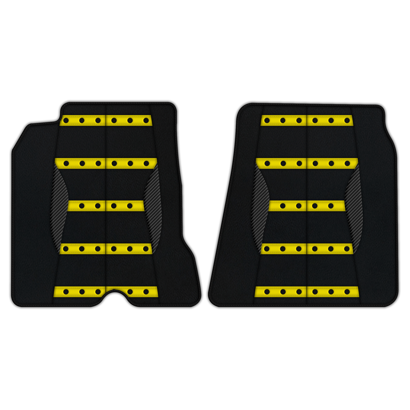 Customizable Leather Floor Mats with AW22 Pattern for Ferrari California T (2015-2018)