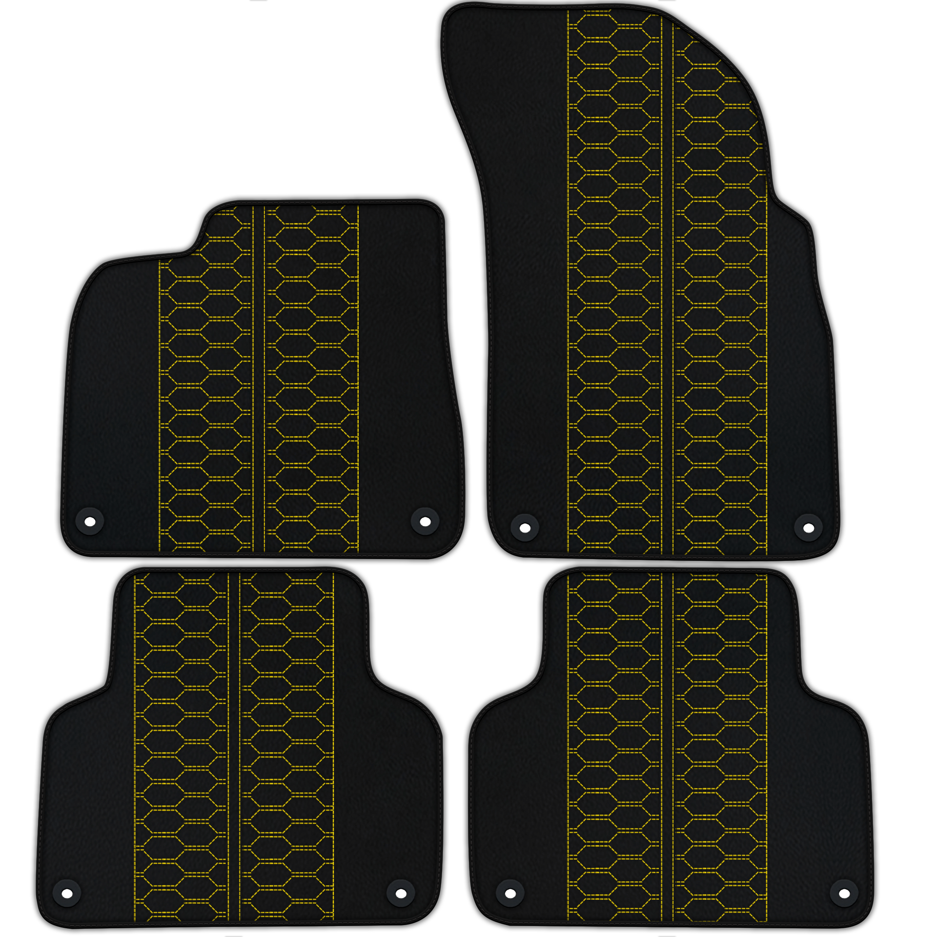 Custom Leather Floor Mats for Audi A3 Sportback - AD1 Pattern