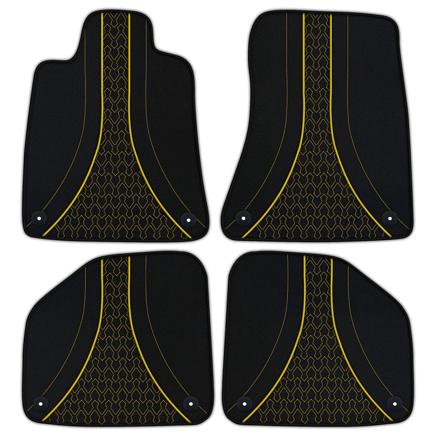 Customizable Leather Floor Mats with AW03 Pattern for Aston Martin DBX707 (2022-2026) SUV