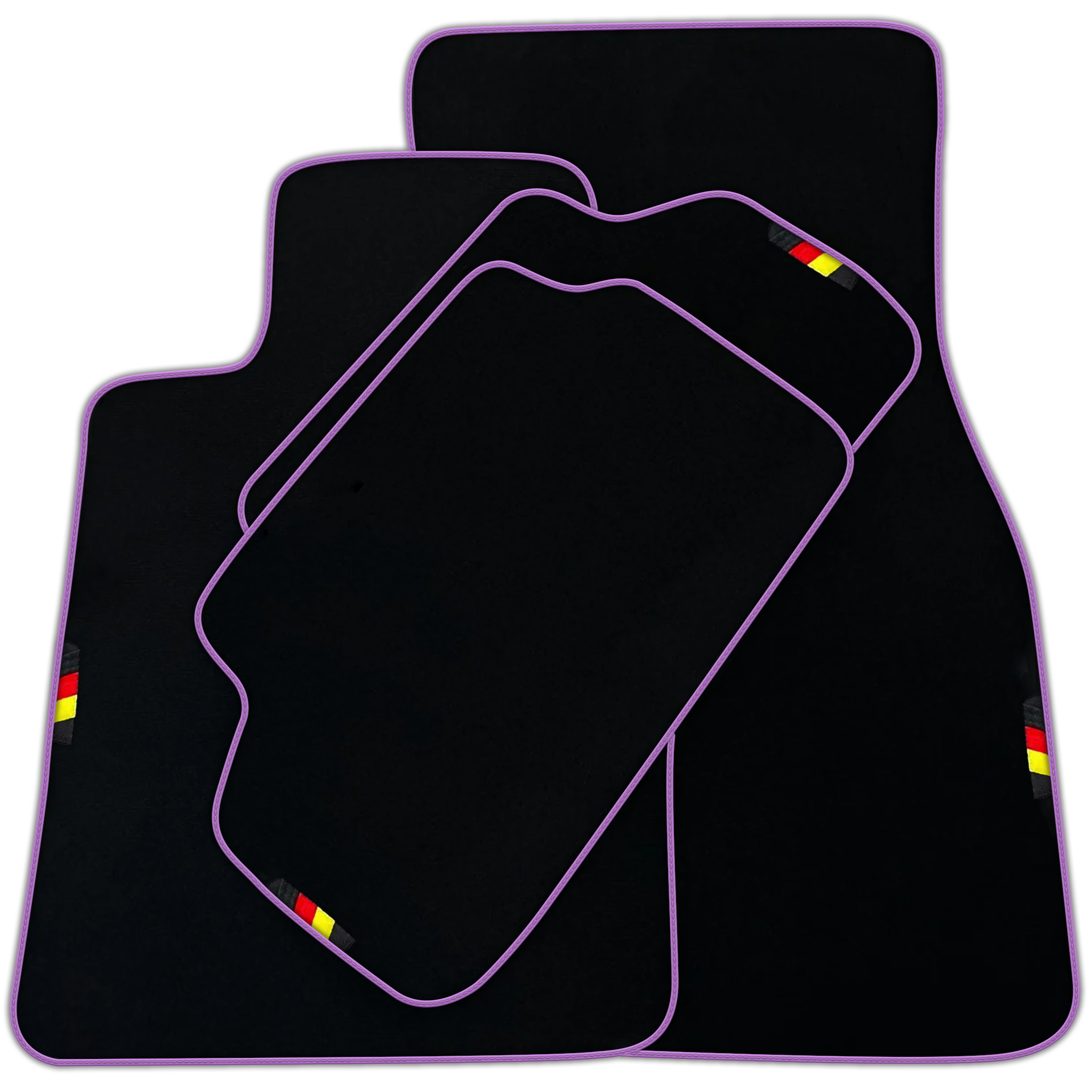 Black Mats For BMW 7 Series E38 Long Germany Edition | Various Trim Colors